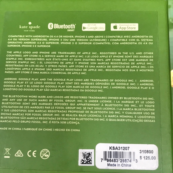 Kate Spade activity tracker - Picture 5 of 7